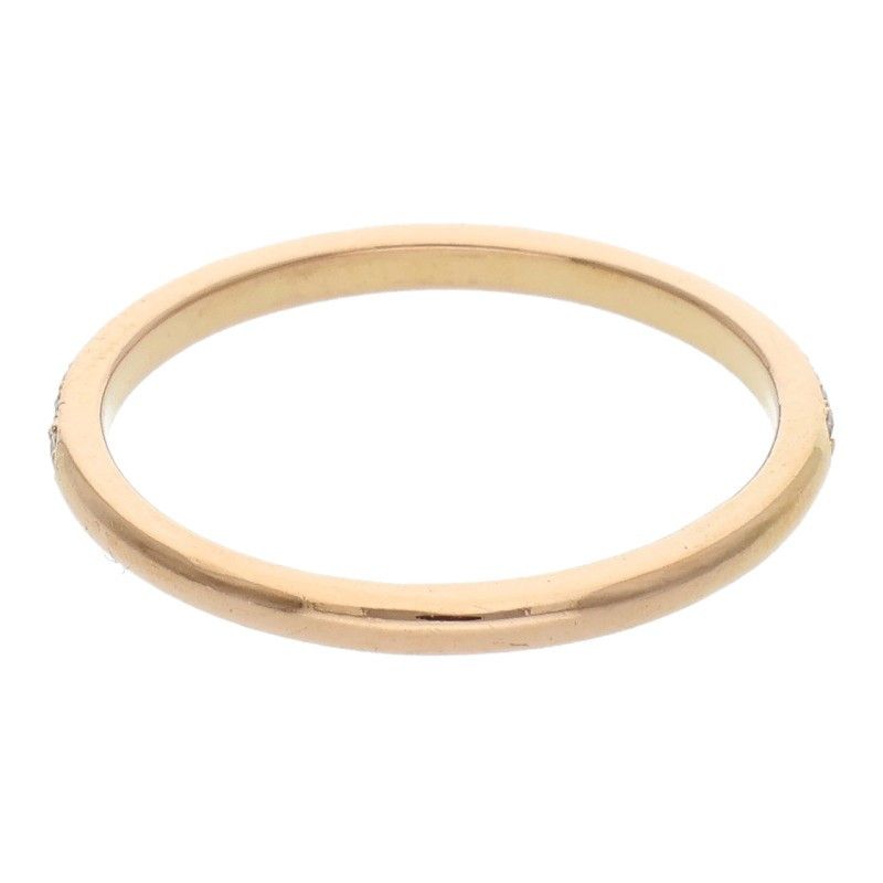 Chrome Hearts 22k WD Round Bblgm P D Wedding Plain Aftermarket Half Diamond