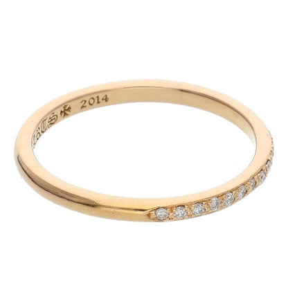Chrome Hearts 22k WD Round Bblgm P D Wedding Plain Aftermarket Half Diamond