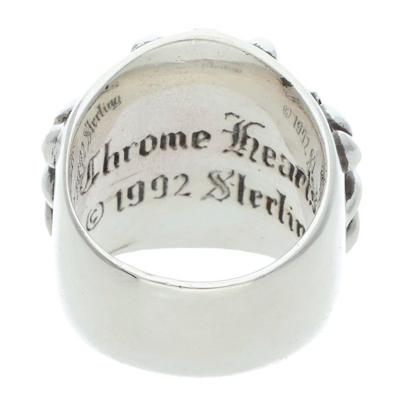 Chrome Hearts Keeper Silver Ring
