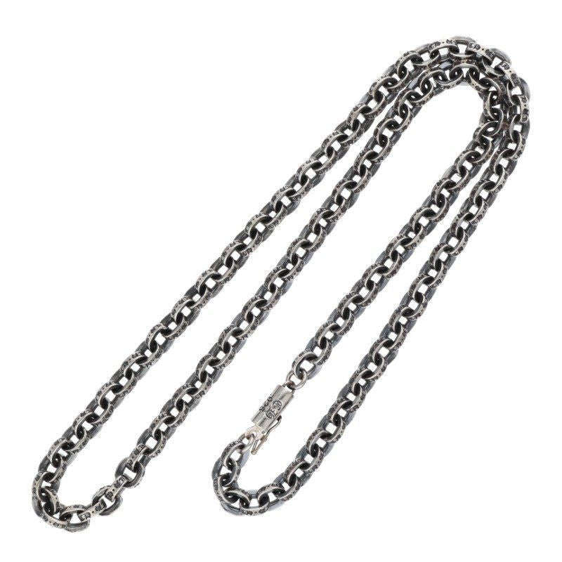 Chrome Hearts Paper Chain 18 Silver Necklace