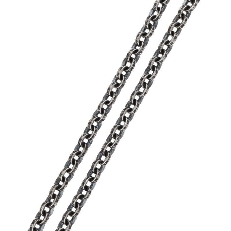Chrome Hearts Paper Chain 18 Silver Necklace