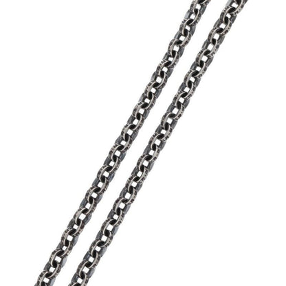 Chrome Hearts Paper Chain 18 Silver Necklace