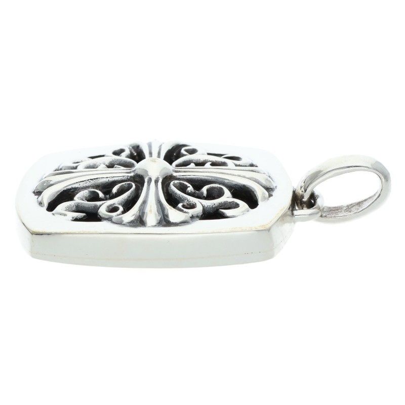 Chrome Hearts Keeper Pendant Silver Necklace