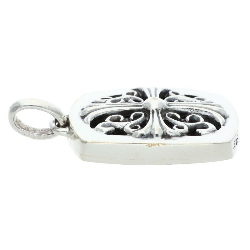 Chrome Hearts Keeper Pendant Silver Necklace