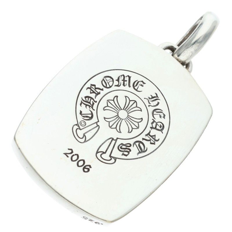 Chrome Hearts Keeper Pendant Silver Necklace