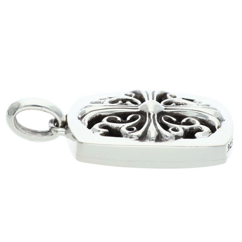 Chrome Hearts Keeper Pendant Silver Necklace