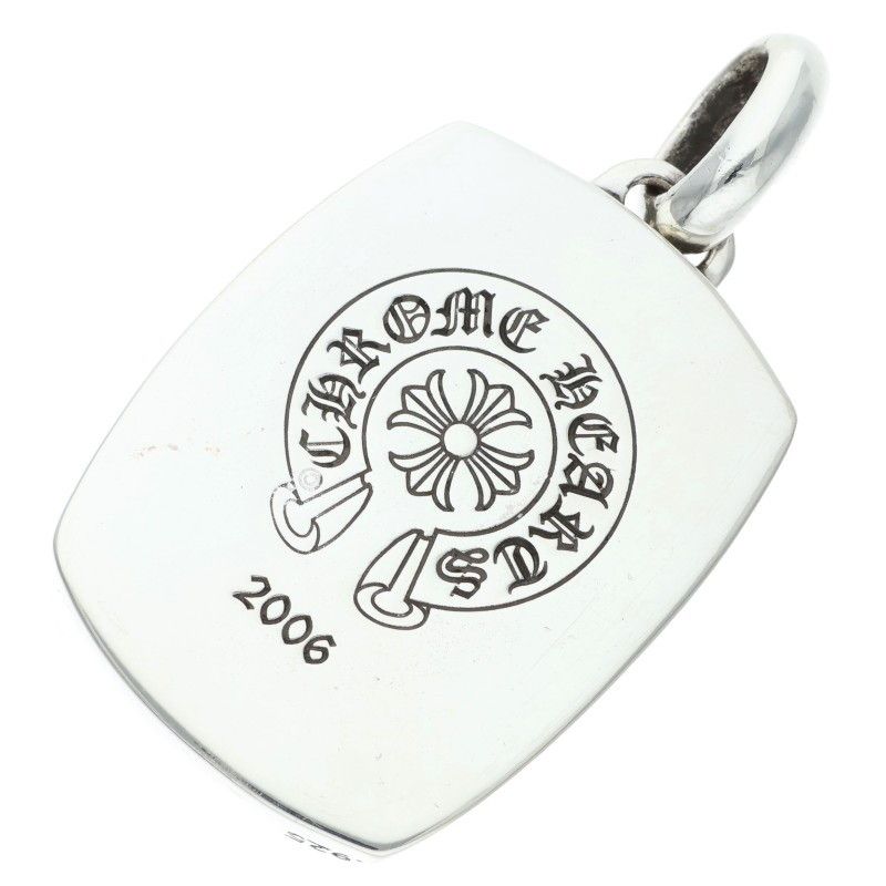 Chrome Hearts Keeper Pendant Silver Necklace