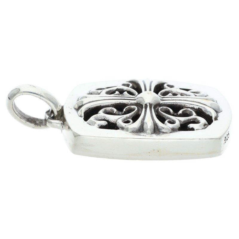 Chrome Hearts Keeper Pendant Silver Necklace