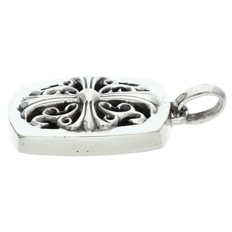 Chrome Hearts Keeper Pendant Silver Necklace