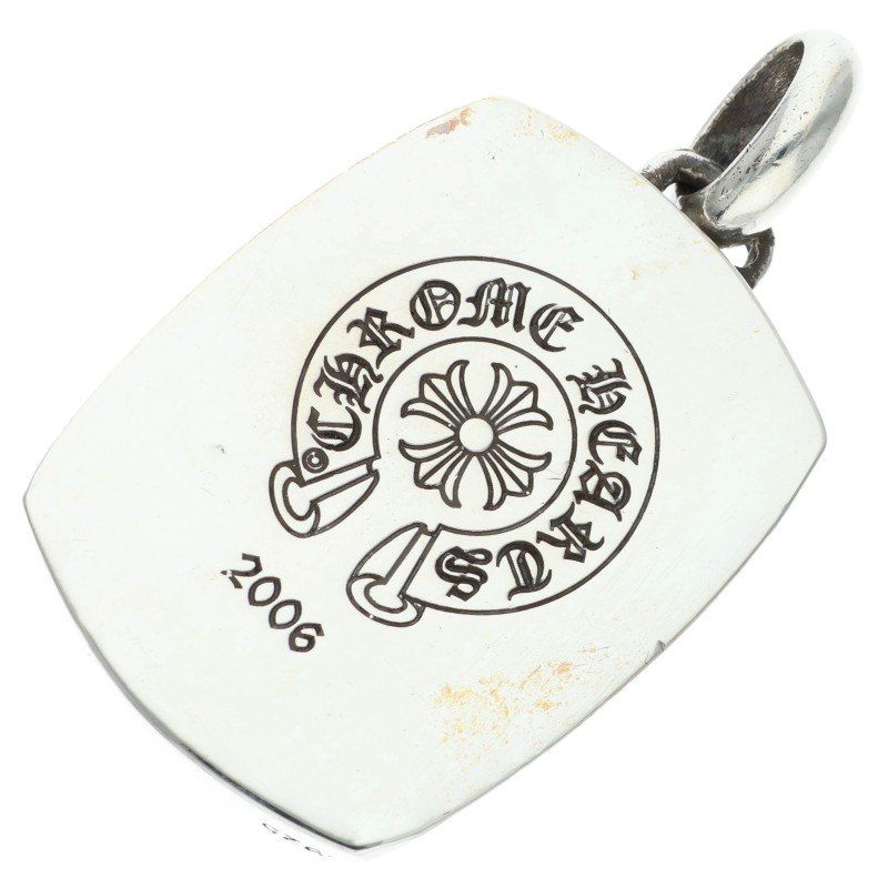 Chrome Hearts Keeper Pendant Silver Necklace
