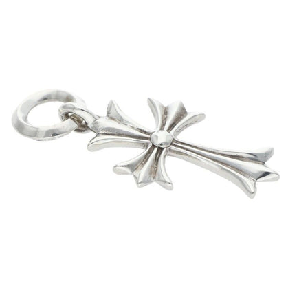 Chrome Hearts Tiny CH Cross Charm Silver Necklace Top