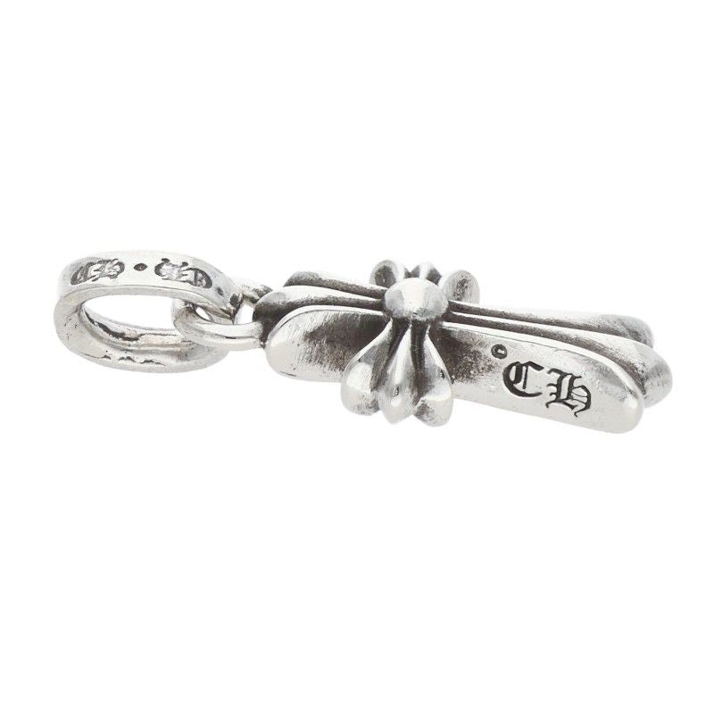 Chrome Hearts Crs Bbyfat Baby Fat Charm Silver Necklace Top