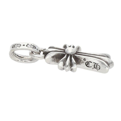 Chrome Hearts Crs Bbyfat Baby Fat Charm Silver Necklace Top