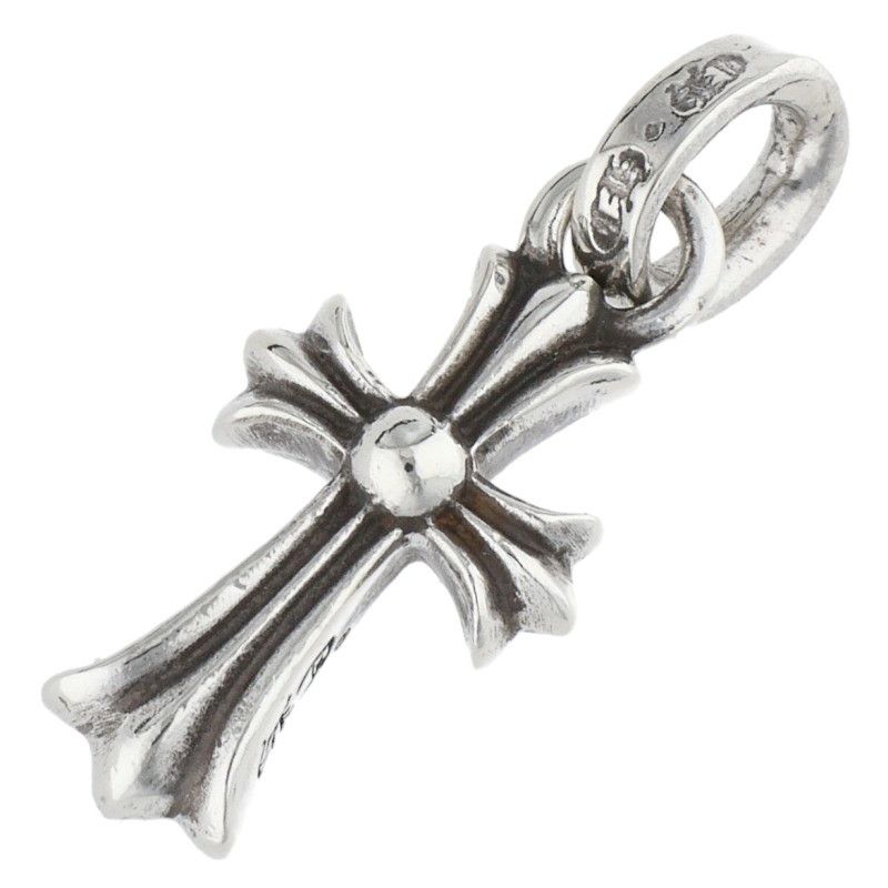 Chrome Hearts Crs Bbyfat Baby Fat Charm Silver Necklace Top