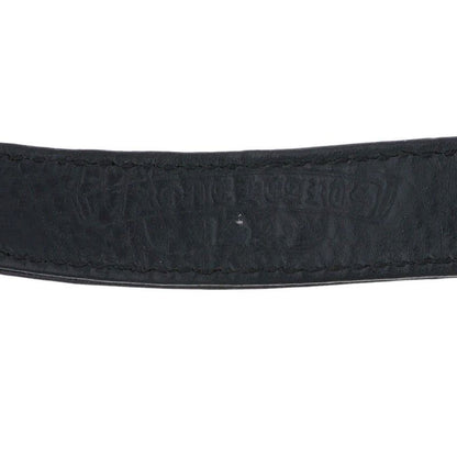 Chrome Hearts Gunslinger Crossball Leather Bracelet 11