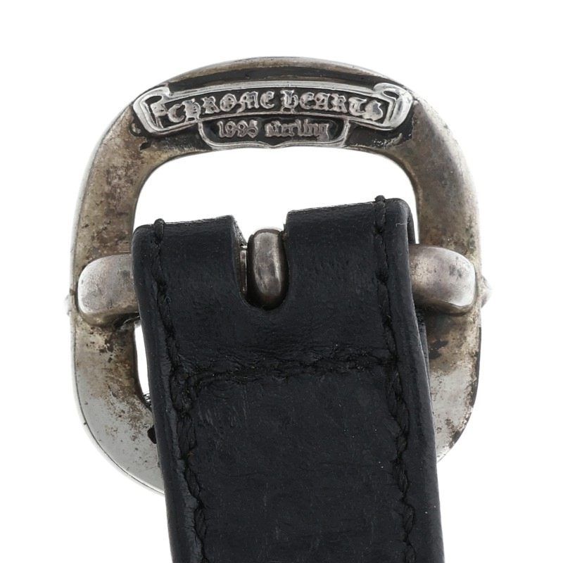 Chrome Hearts Gunslinger Crossball Leather Bracelet 11
