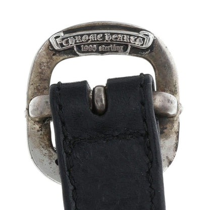 Chrome Hearts Gunslinger Crossball Leather Bracelet 11