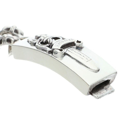Chrome Hearts ID Dagger ID Fancy Link Silver Bracelet