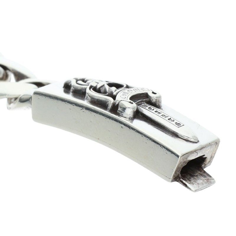 Chrome Hearts ID Bby Dggr Baby ID Dagger Silver Bracelet