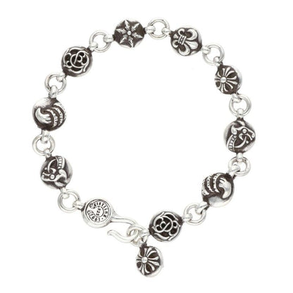 Chrome Hearts No2 Multi Ball 2 Silver Bracelet