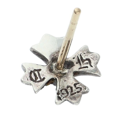Chrome Hearts No2 CH Pls CH Plus Stud Silver Earrings