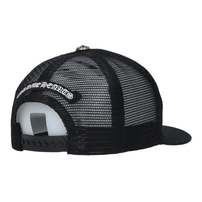 Chrome Hearts Trucker Cap 3 Cemetery Leather Patch Mesh Cap Hat