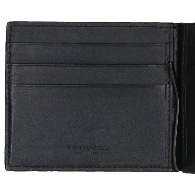 Bottega Veneta Intrecciato Leather Wallet with Money Clip