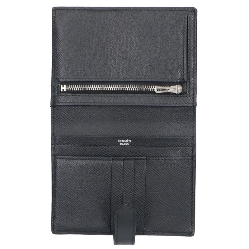 Hermes Bearn Compact Bifold Leather Wallet