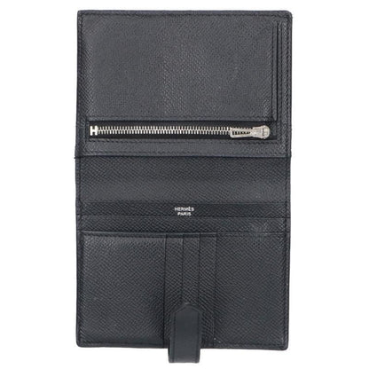 Hermes Bearn Compact Bifold Leather Wallet
