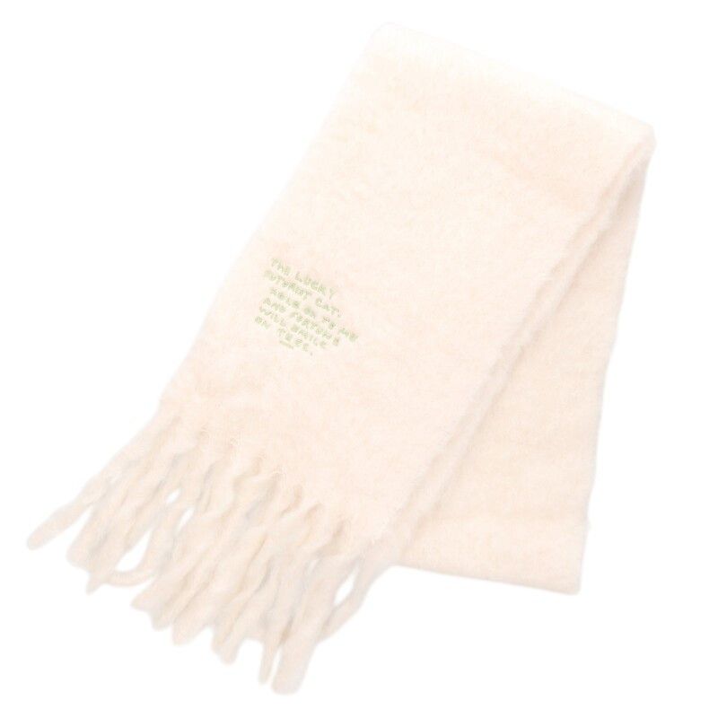 Loewe Louis Wain Logo Patch Mohair Scarf