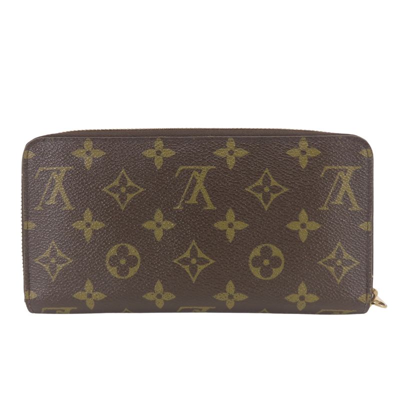 Louis Vuitton Wallet Zippy Monogram Turcoise Brown