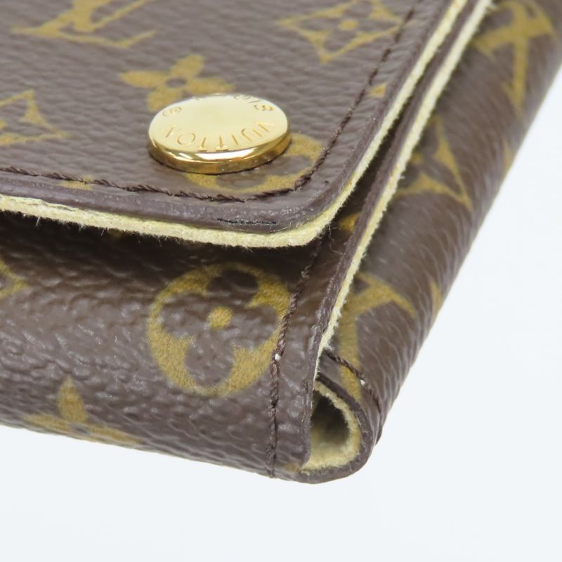 Louis Vuitton Case Monogram Brown Gold