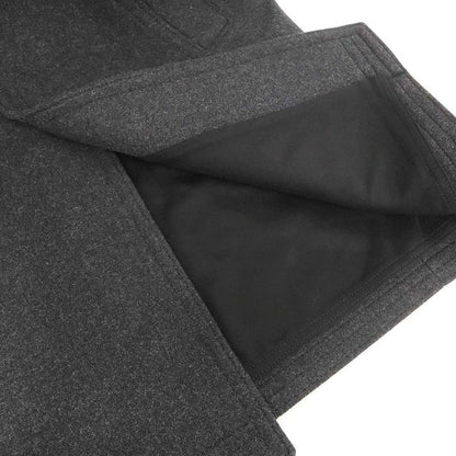 Prada Wool Cross Scot Gray 44 Coat
