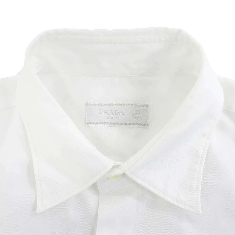 Prada Long Sleeve Shirt White 39