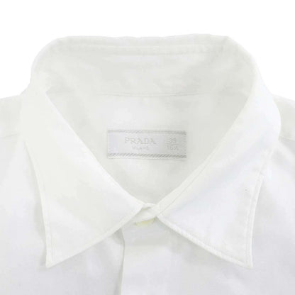 Prada Long Sleeve Shirt White 39