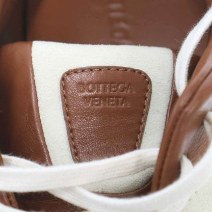 Bottega Veneta Orbit Flash Leather Combination Sneakers Ivory 41
