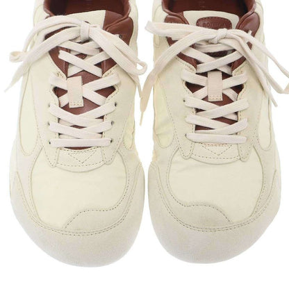 Bottega Veneta Orbit Flash Leather Combination Sneakers Ivory 41