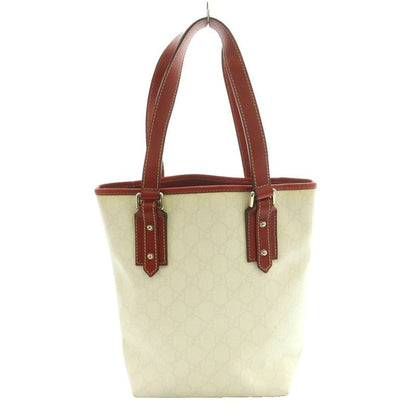 Gucci GG Canvas Love Tote Hand Off White Red SS