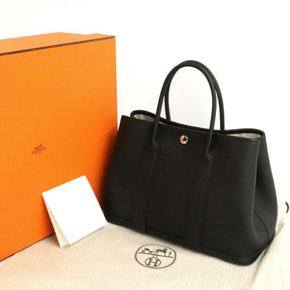 Hermes Garden Party 30 Negonda Manufactured Black Tote Handbag Female