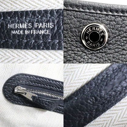 Hermes Garden Party 30 Negonda Manufactured Black Tote Handbag Female
