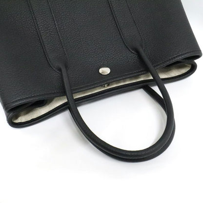 Hermes Garden Party 30 Negonda Manufactured Black Tote Handbag Female