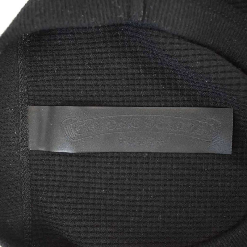 Chrome Hearts Not CH Logo Embroidery Thermal Knit Long Sleeve Top Waffle Long