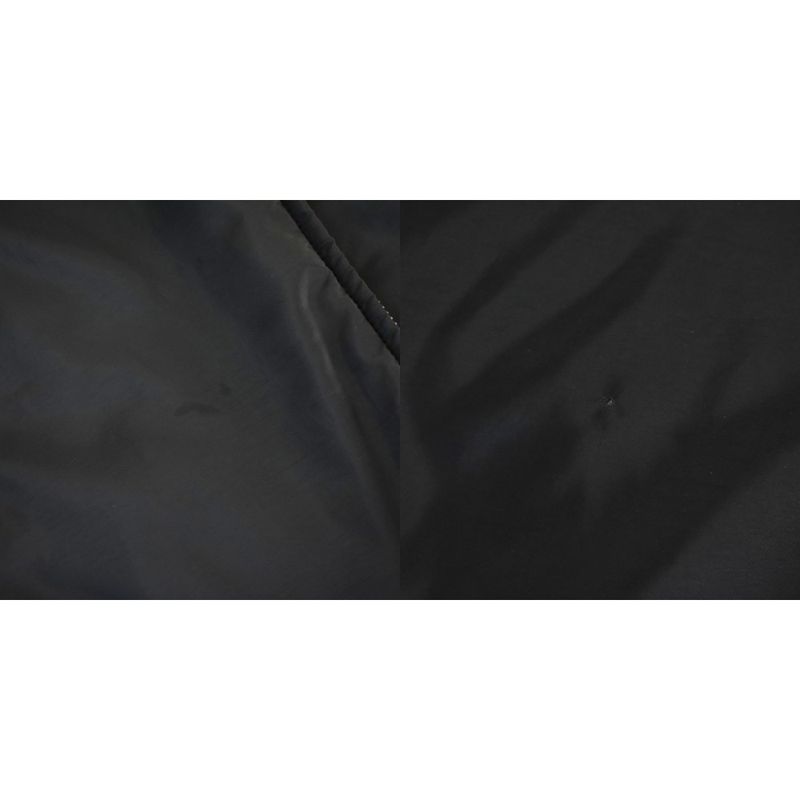 Prada Triangle Plate Logo Jacket Reversible 52 Black Blue