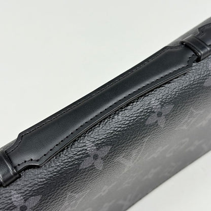 Louis Vuitton Zippy XL Zip Around Wallet Monogram Eclipse Noir Black