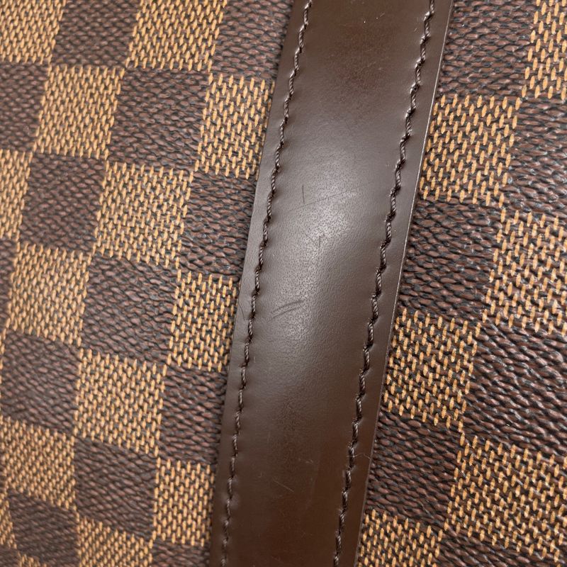 Louis Vuitton Keepall 50 Travel Boston Bag Damier Brown