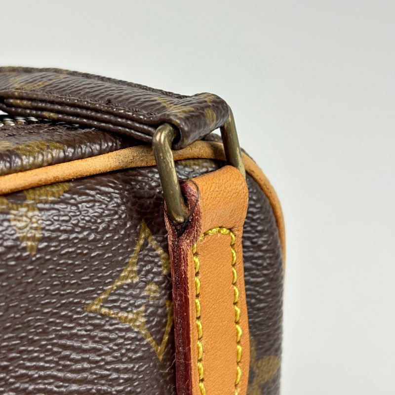 Louis Vuitton Pochette Marly Bandouliere Crossbody Shoulder Bag Monogram Brown