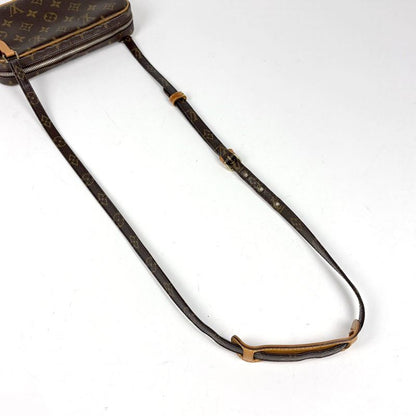 Louis Vuitton Pochette Marly Bandouliere Crossbody Shoulder Bag Monogram Brown