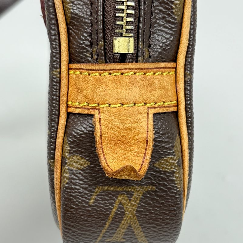 Louis Vuitton Pochette Marly Bandouliere Crossbody Shoulder Bag Monogram Brown