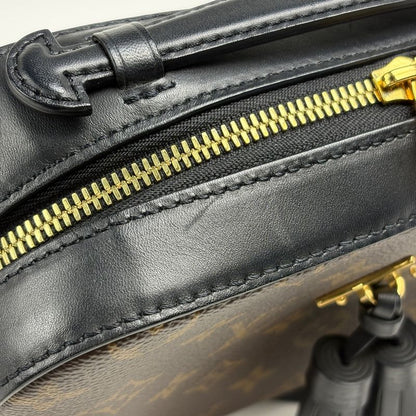 Louis Vuitton Saintonge Crossbody Shoulder Bag Monogram Brown Noir Black