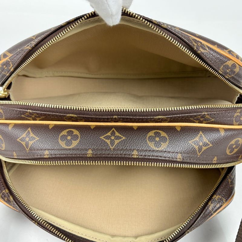 Louis Vuitton Reporter PM Crossbody Shoulder Bag Monogram Brown